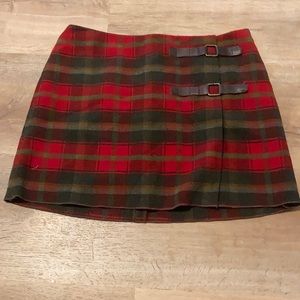 plaid skirt